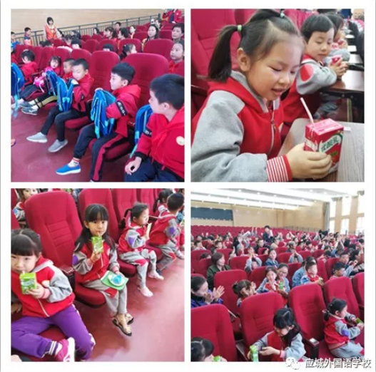 Yingcheng Outer School welcomes "little guests"-some kindergarten children in the city come to visit our school in batches